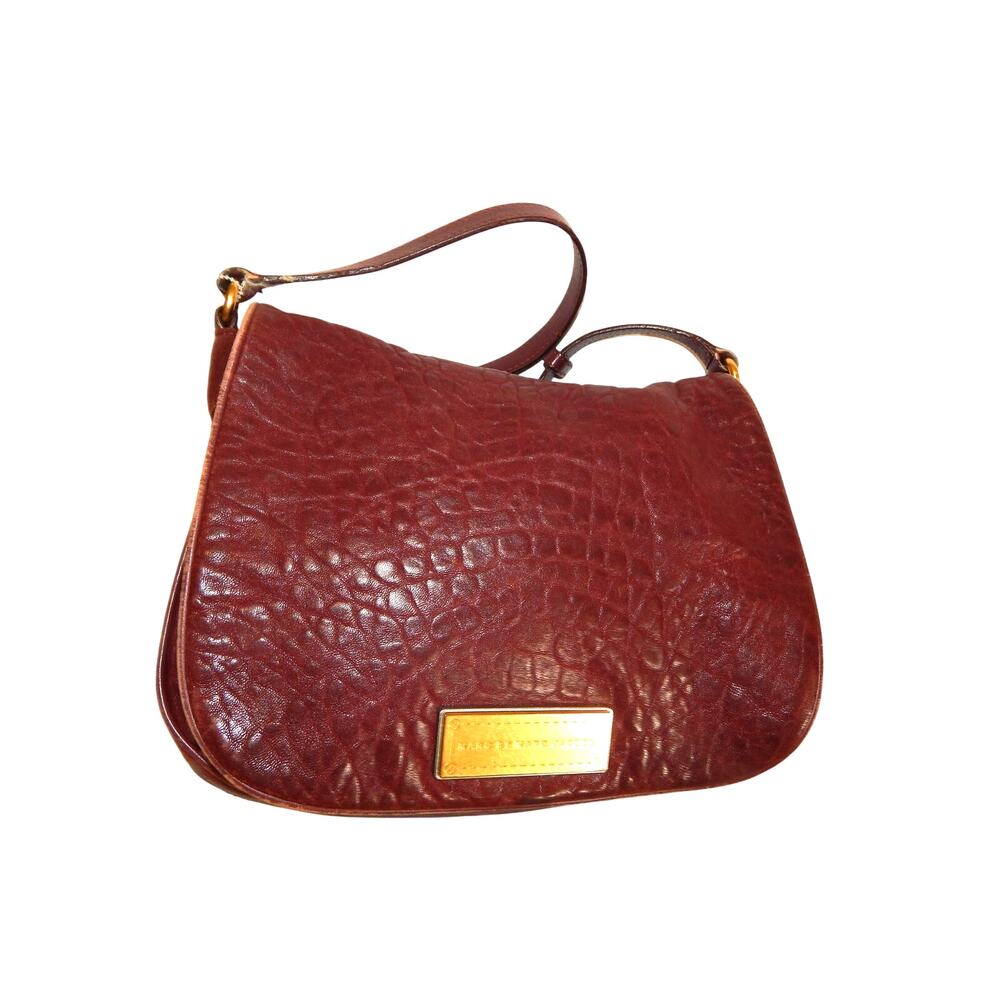 Marc By Marc Jacobs Flap Over Leather Crossbody Handbag